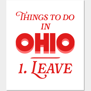 Things To Do In Ohio Posters and Art